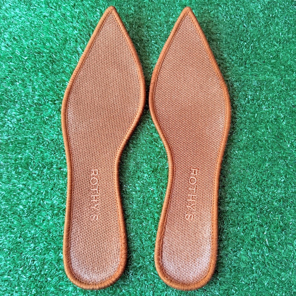 Rothy's The Point Flat Driftwood Spot Pattern Women’s Ballet Shoes - Picture 9 of 11